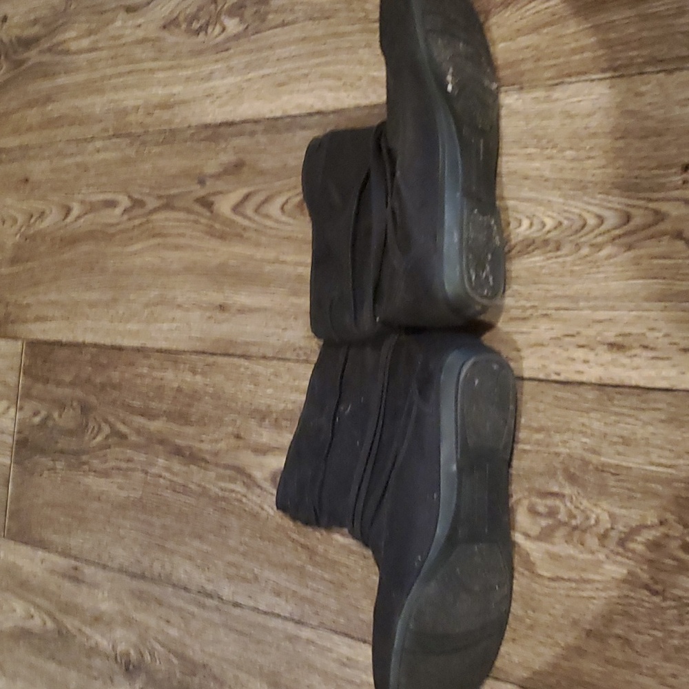 Black ankle boots
